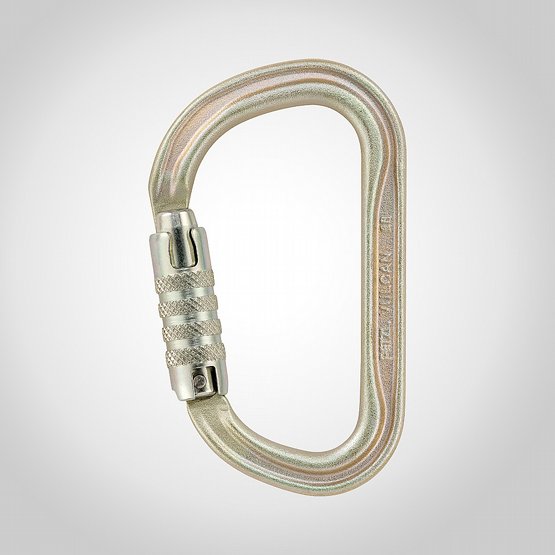 Autolockkarbin Petzl Vulcan TRIACT-Lock, Stl Guld