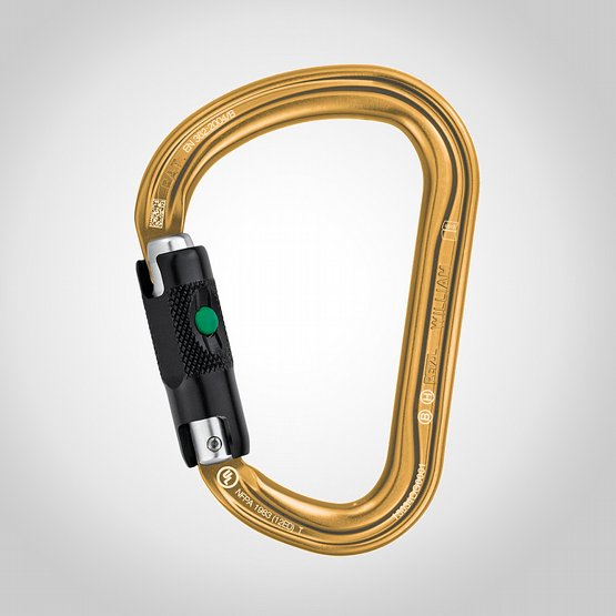 Autolockkarbin Petzl William Ball-Lock HMS 2016, Guld