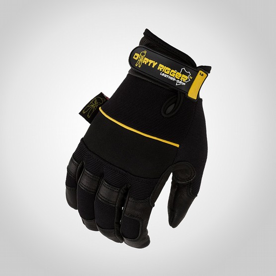 Handskar Dirty Rigger Leather - Fullfinger OLD