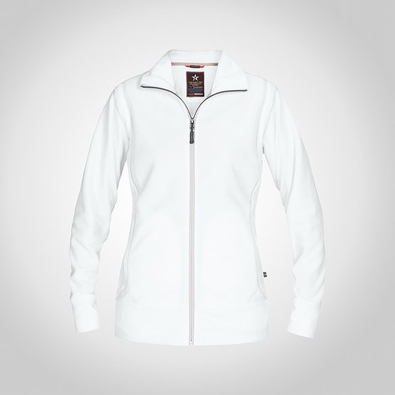 Jacka Dam Fleece Texstar WJ36 Vit