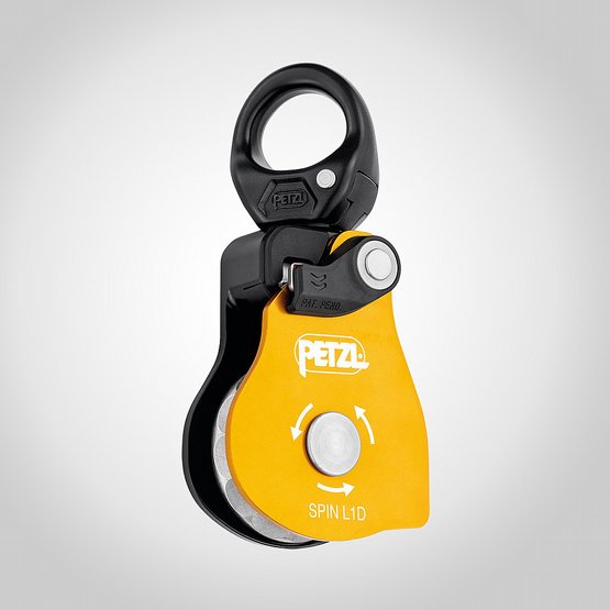 Pully Petzl SPIN L1D, Gul