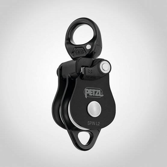 Pully Petzl SPIN L2, Svart