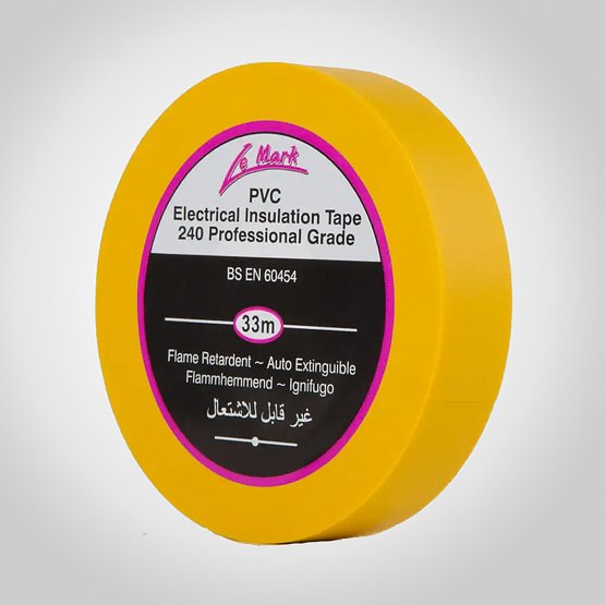 PVC Tape Le Mark19mm x 33m Gul