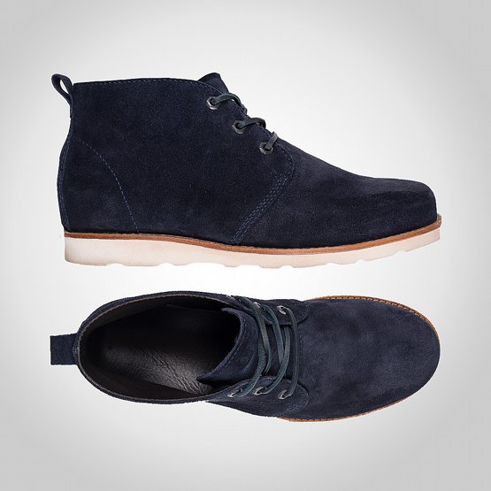 Sko Dunderdon F6 Chukka Dark Blue/Off White