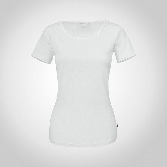 T-Shirt Dam Basic Texstar WT18  Vit