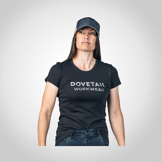 T-shirt Dovetail Workwear Logo Tee svart