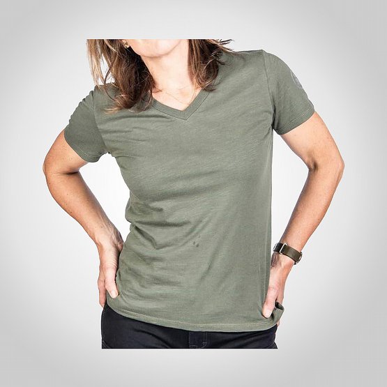 T-shirt Dovetail Workwear V-neck Grön
