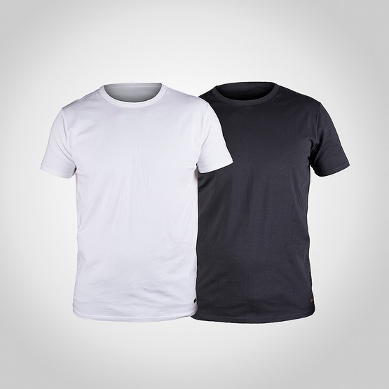 T-shirt Dunderdon T5 2-pack svart/vit