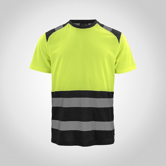 T-shirt Hi-Vis Texstar TS22  Gul/Svart