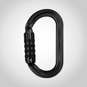 Autolockkarbin Petzl OK Triact Oval Svart