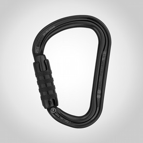 Autolockkarbin Petzl William Triact-lock HMS 2016, Svart