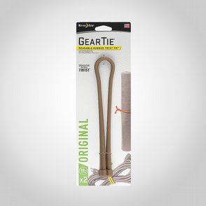 Gear tie 18 2pk Sand