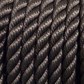 Polyester Rope svart 20 mm