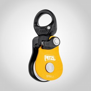 Pully Petzl SPIN L1, Gul