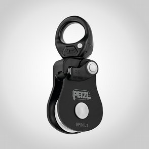 Pully Petzl SPIN L1, Svart