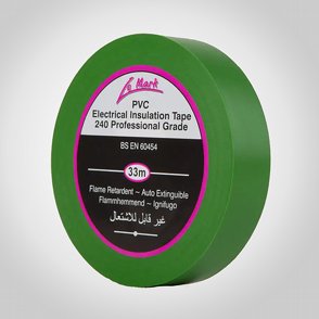 PVC Tape Le Mark19mm x 33m Grn