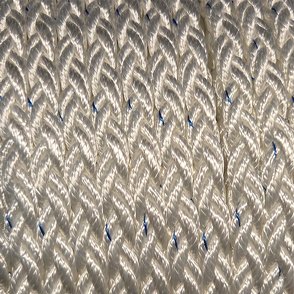 Squareline-PES vit med bl inslag 14 mm