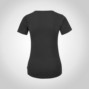 T-Shirt Dam Basic Texstar WT18 Svart 4 thumbnail