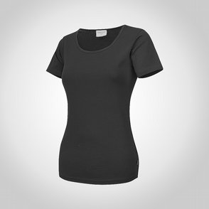 T-Shirt Dam Basic Texstar WT18 Svart 3 thumbnail