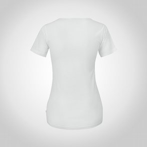 T-Shirt Dam Basic Texstar WT18  Vit 4 thumbnail