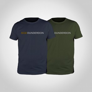 T-shirt Dunderdon T4 2-pack blå/oliv