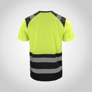 T-shirt Hi-Vis Texstar TS22  Gul/Svart 3 thumbnail