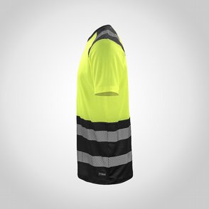 T-shirt Hi-Vis Texstar TS22  Gul/Svart 4 thumbnail