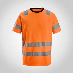 T-shirt varsel Snickers 2536, klass 2 Orange